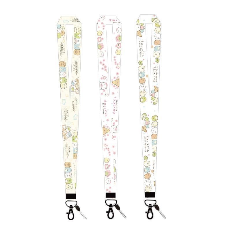 Lanyard Badge Holder - 2pcs/set Kawaii Sumikko Gurashi Lanyard Cute