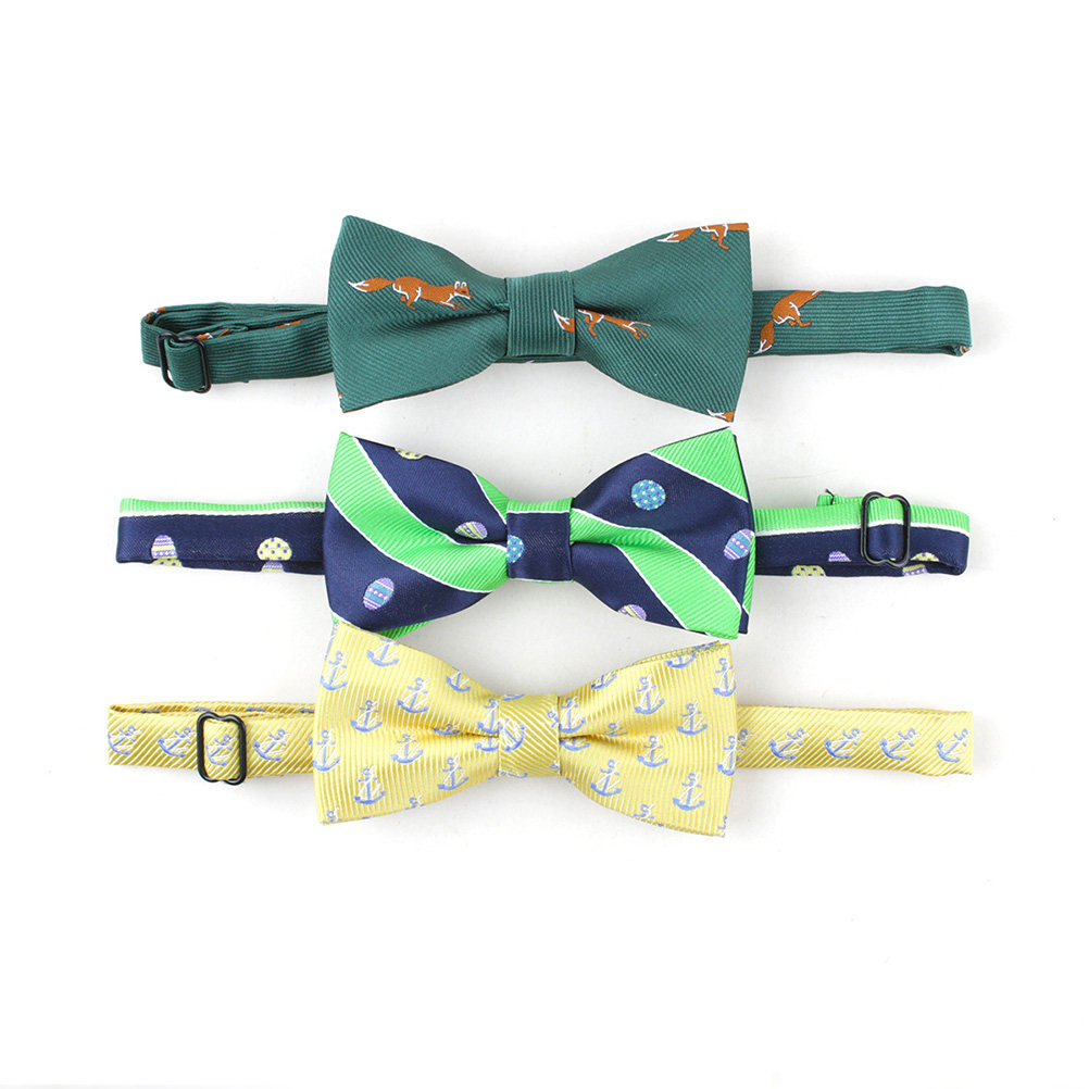 Bow Tie Pre Tied - Kids Butterfly Bow Tie Adjustable Polyester