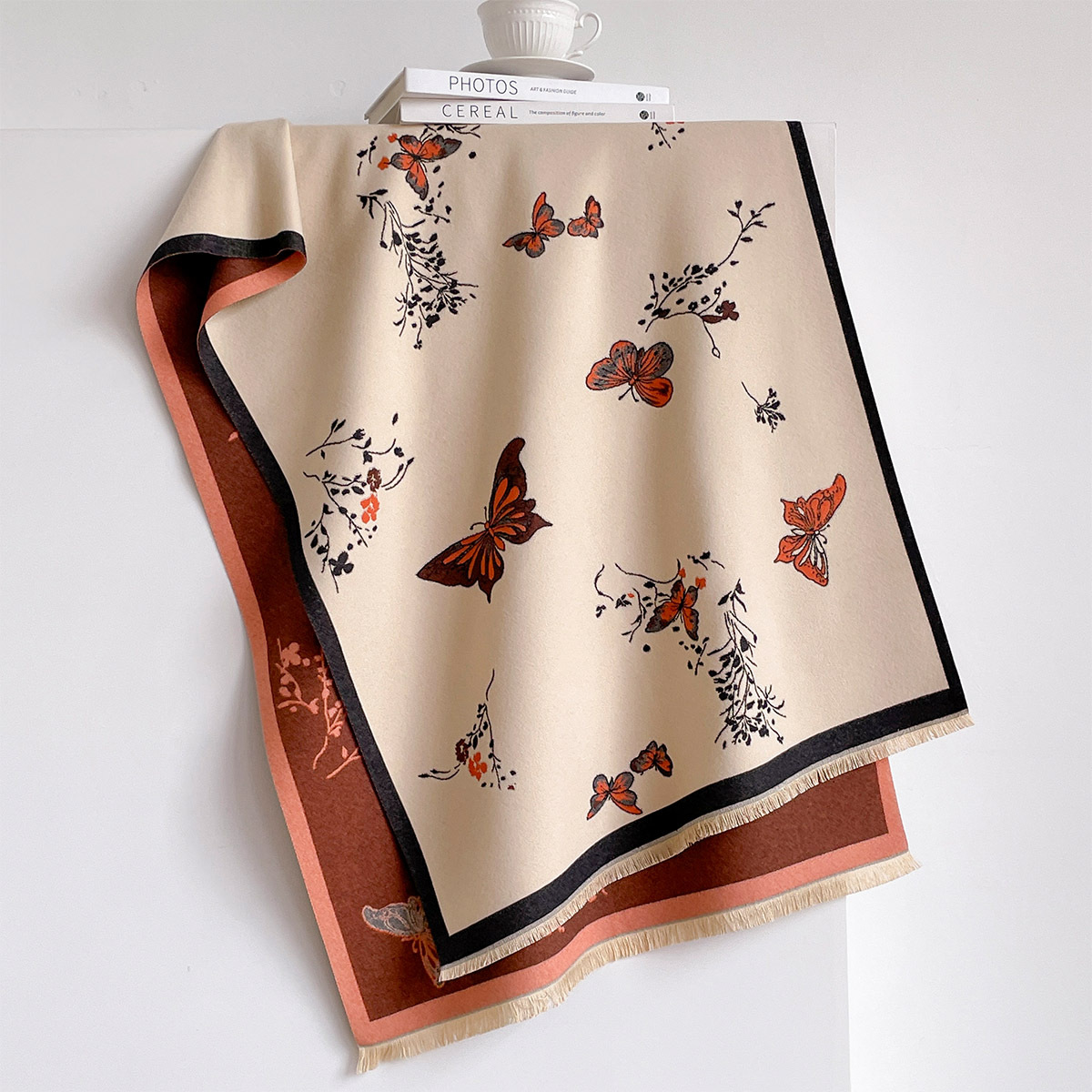 Women Imitation Cashmere Scarf - огляд і ціна Pashmina Wrap Large