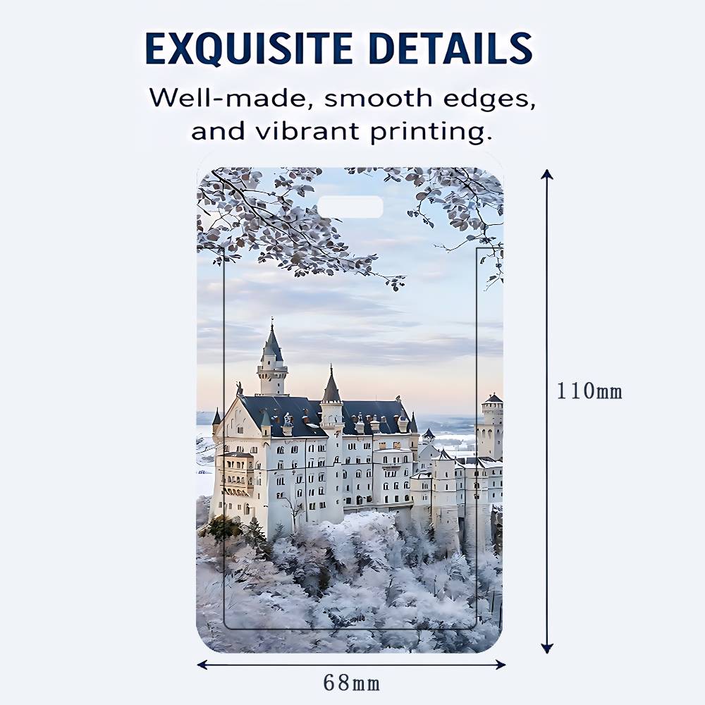 Snow View House Landscape Clea - огляд і ціна Lanyard Badge Holder