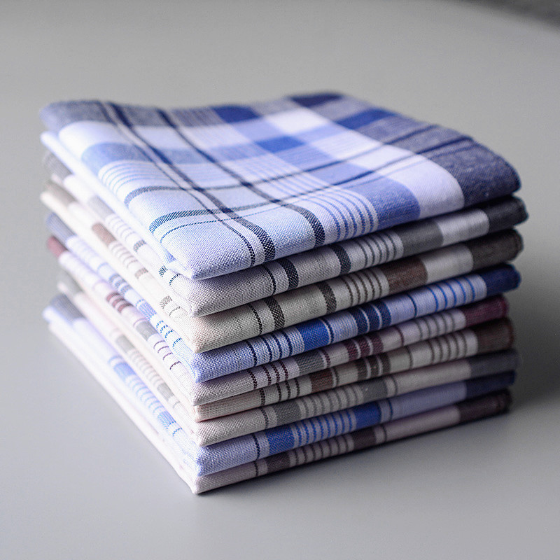 100% Cotton Handkerchief Plaid - огляд і ціна Handkerchief Cotton Men