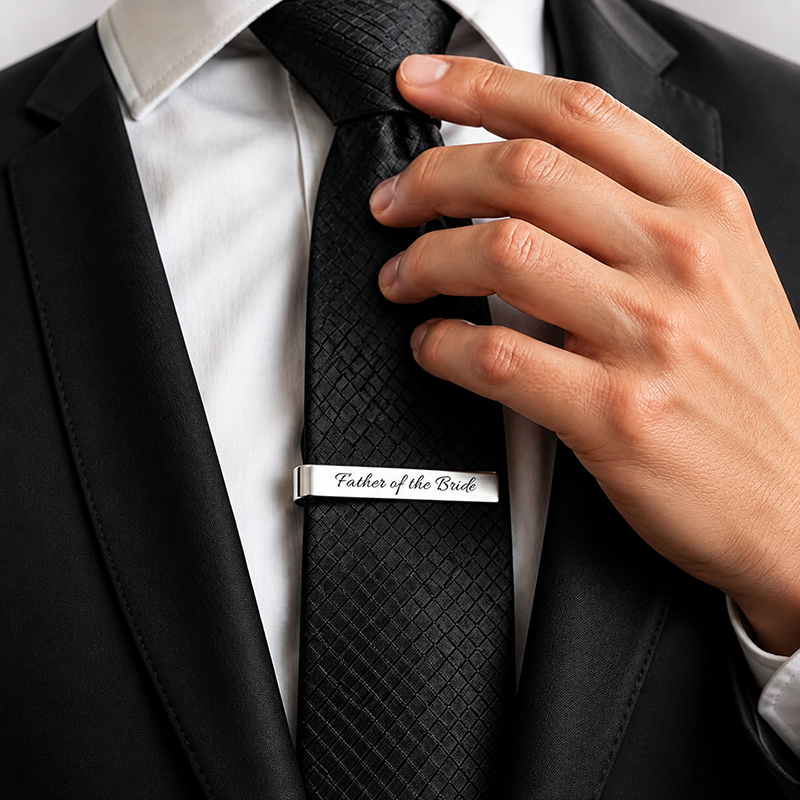 Stainless Steel Cufflinks and  - огляд і ціна Tie Bar Set Gift