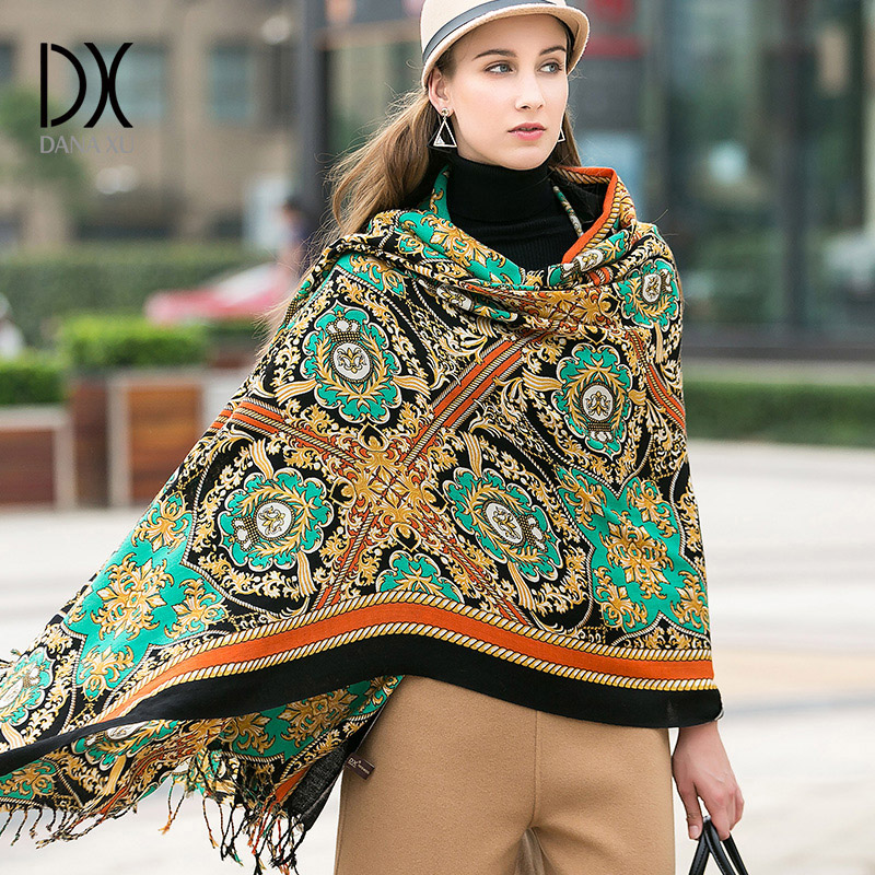 DANA XU 100% Wool Large Shawl  - огляд і ціна Pashmina Wrap Large