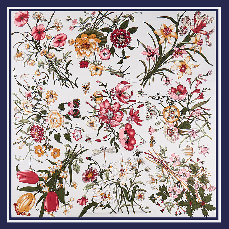POBING Twill Silk Scarf Women  - огляд і ціна Scarf Silk Square