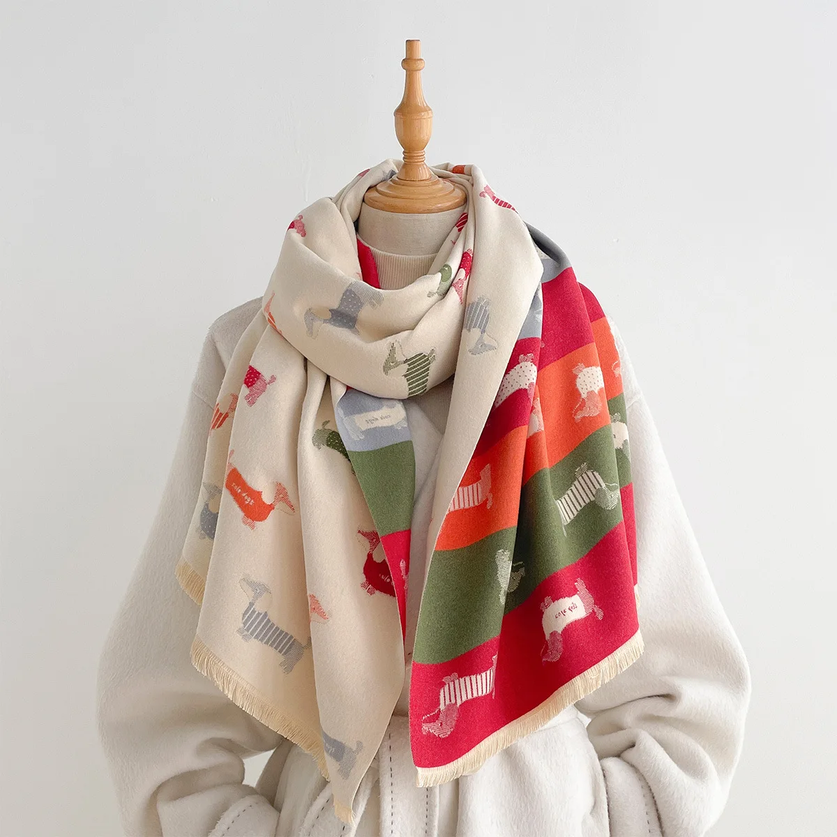 Imitation Cashmere Scarf Women - огляд і ціна Pashmina Wrap Large