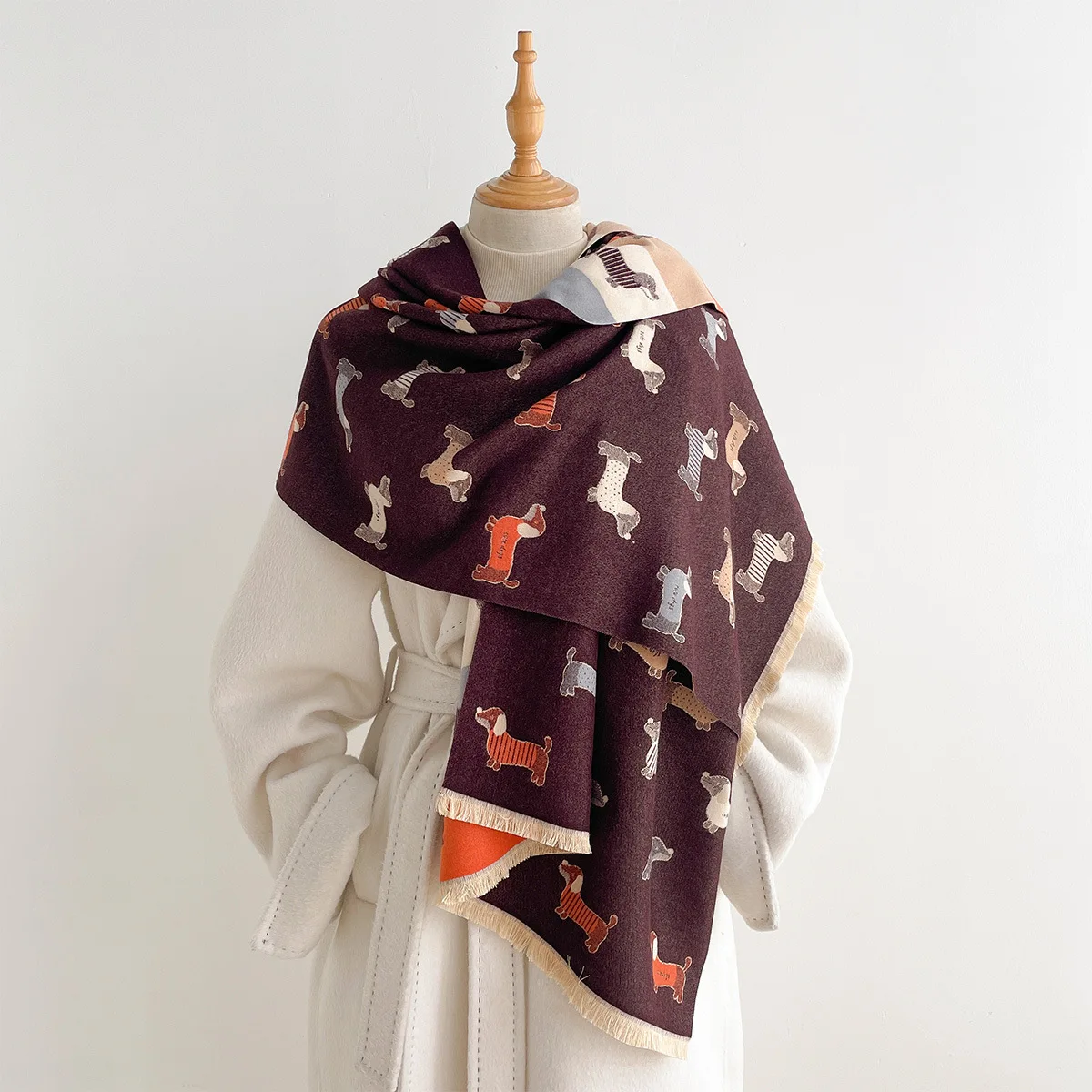 Imitation Cashmere Scarf Women - огляд і ціна Pashmina Wrap Large