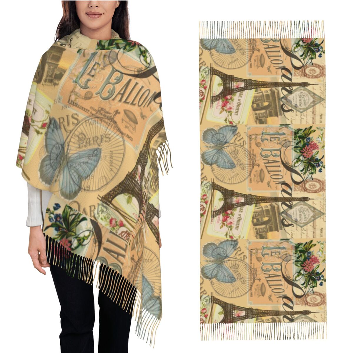 Shawl Wrap Women Winter Large  - огляд і ціна Pashmina Wrap Large