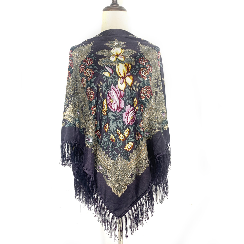 130*130cm Ethnic Style Russian - огляд і ціна Bandana Cotton