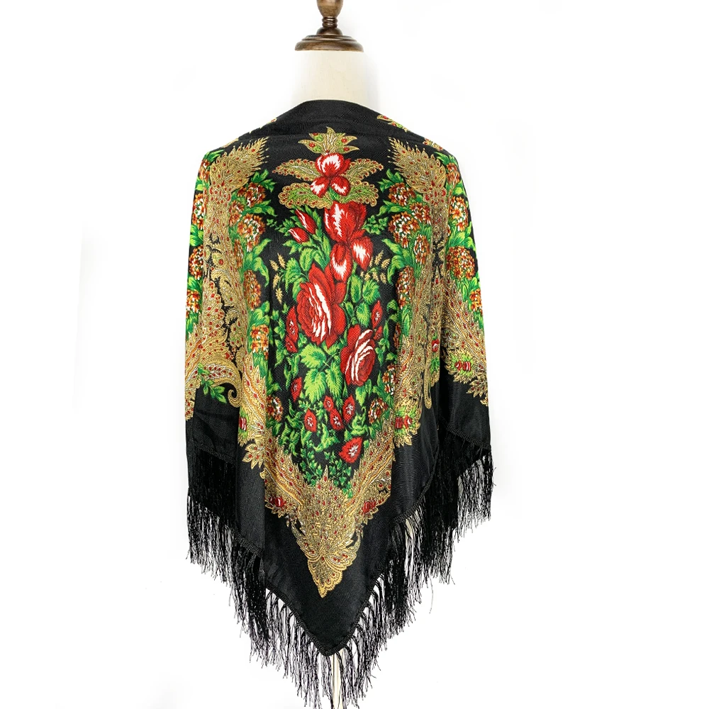 130*130cm Ethnic Style Russian - огляд і ціна Bandana Cotton